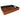 Personalized 16” x 12” Rawhide Leatherette Serving Tray – Split Monogram & Last Name | Key To Gifts™